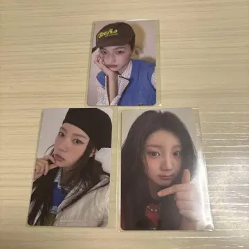 ILLIT bomb weverse 라키드로 트레이딩 카드 3장 세트