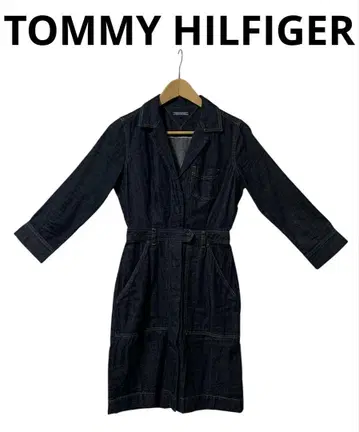 타미힐피거 TOMMY HILFIGER 데님 셔츠 원피스 S
