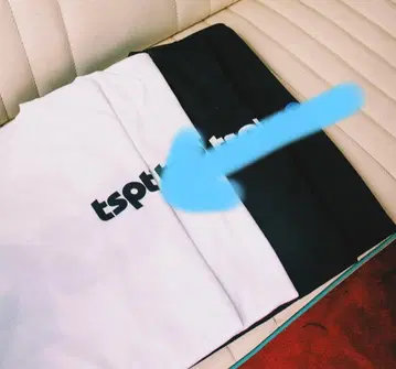운송 TS PT 티셔츠 화이트/블랙