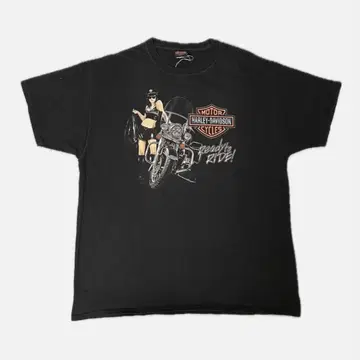 Harley Davidson 블랙 할리 걸 이글 양면