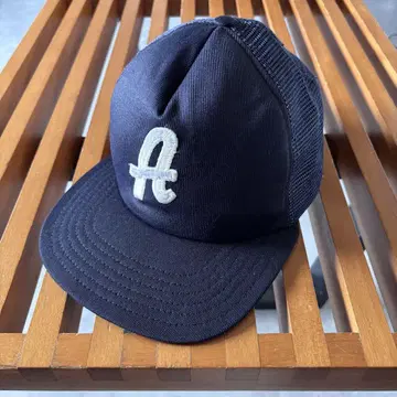 90s USA제 프론트 로고 네이비 메쉬 캡 BE05
