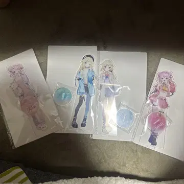 HIMEHINA GIGO 빅 아크릴 스탠드 4개 세트