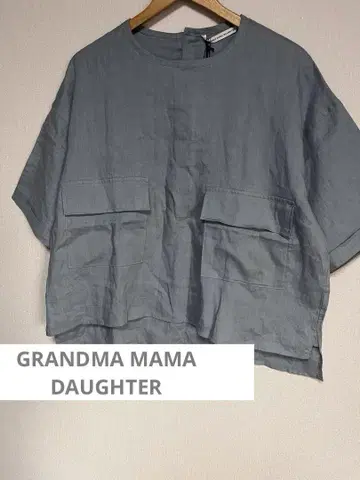 [미사용] GRANDMA MAMA DAUGHTER 린넨 셔츠, 택 포함!