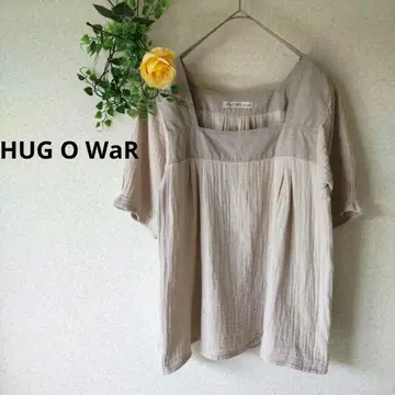 HUG O WaR 허그아워 린넨 코튼 프리 사이즈 폭신폭신