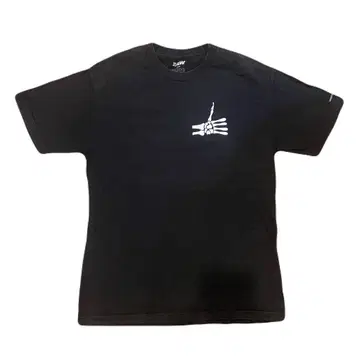RAW Take A Hike! 스컬 핸드 티셔츠 구제 의류 페드 L