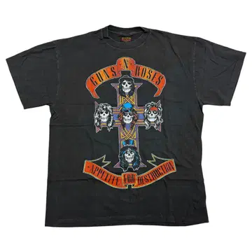 GUNS N ROSES 건즈 앤 로제스 밴딩 티셔츠 USA제