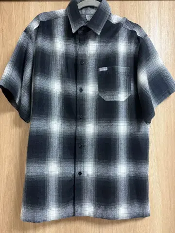 CALTOP made in USA 반팔 체크 셔츠