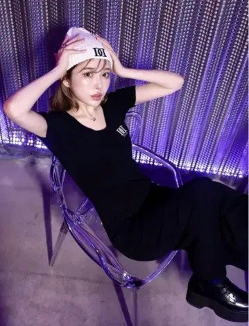다리치 Darich 컷 롱 원피스 프리 블랙
