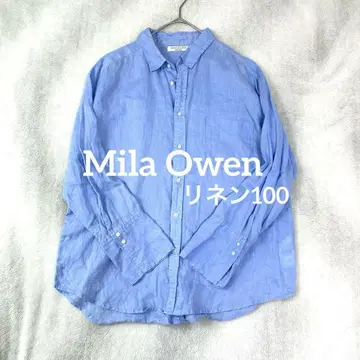 Mila Owen 긴팔 셔츠 프렌치 린넨
