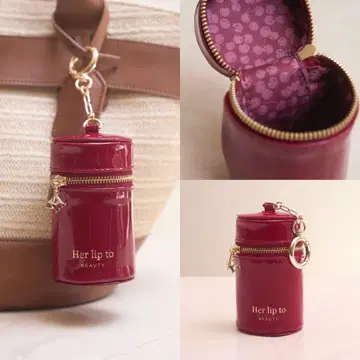 herlipto HLT BAG CHARM cherry 빨간색