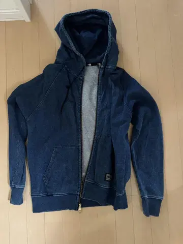 NEWERA 데님 블루 풀 지퍼 후디