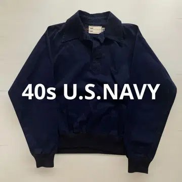 40s US NAVY 빈티지 트레이닝 셔츠 L 윌슨