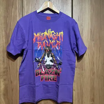 MIDNIGHT RAVER 티셔츠 보라색