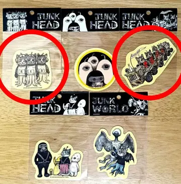 JUNK HEAD JUNK WORLD 스티커 2종 세트 히구치 유코