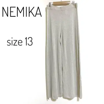 NEMIKA 네미카 와이드 팬츠 베이지 LL