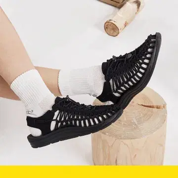KEEN 23.5cm 스포츠 샌들 블랙