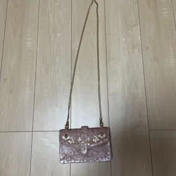 핑크 벨벳 클러치백 사만사 베가