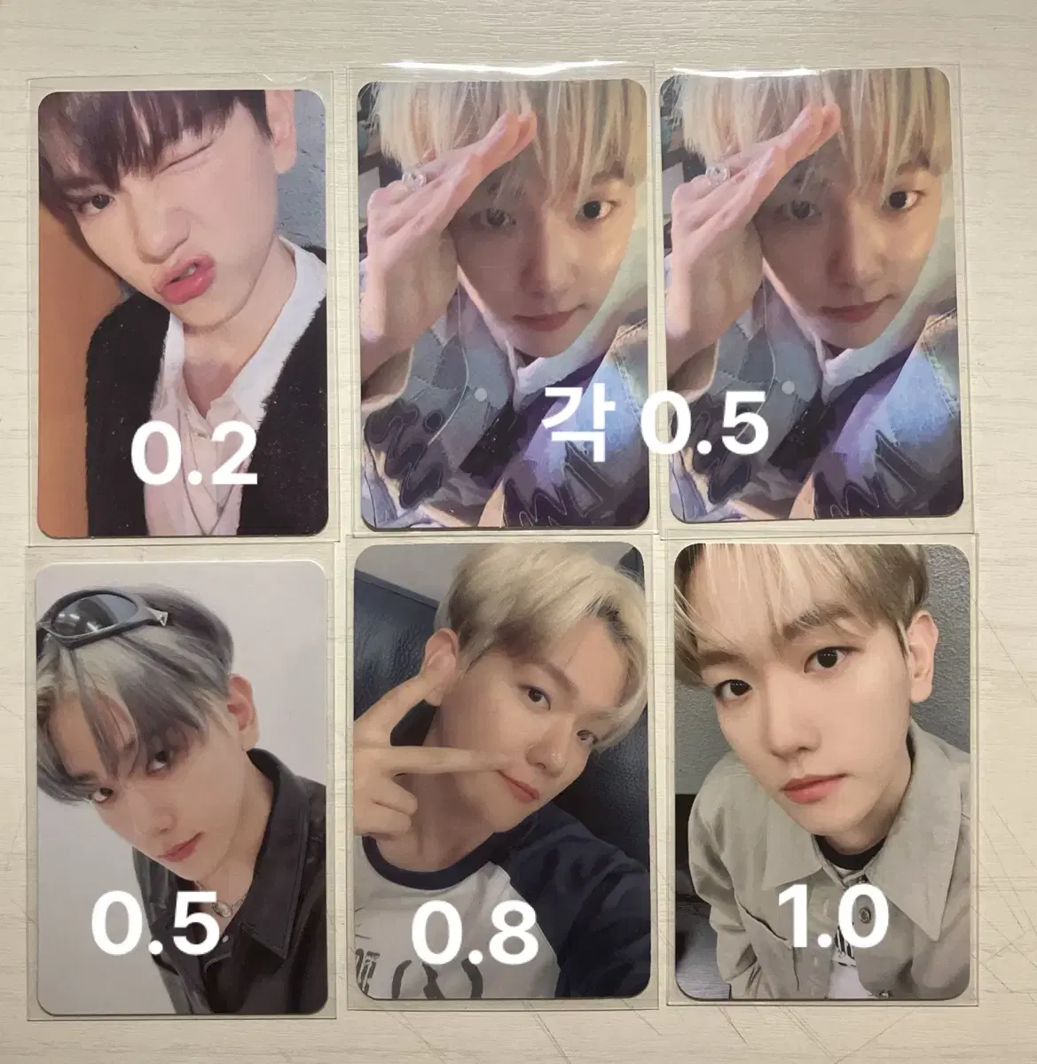 Exo Baekhyun Cream Soda unreleased photocard pop up poca