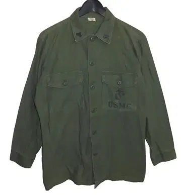 60년대 빈티지 미군 정품 USMC OG 107 유틸리티 셔츠