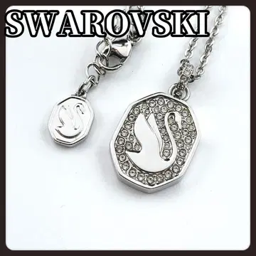 SWAROVSKI 스와로브스키 목걸이 스완 리버서블