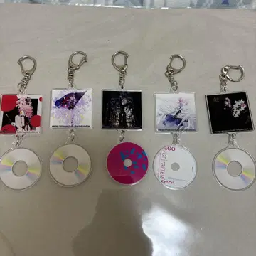 EGOIST 메모리얼 카페 CD 자켓 아크릴 참 5종 컴프