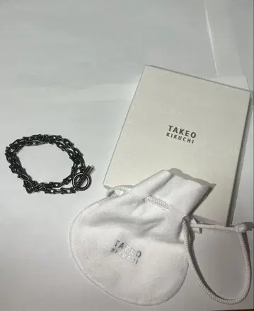 TAKEO KIKUCHI 블랙 체인 팔찌