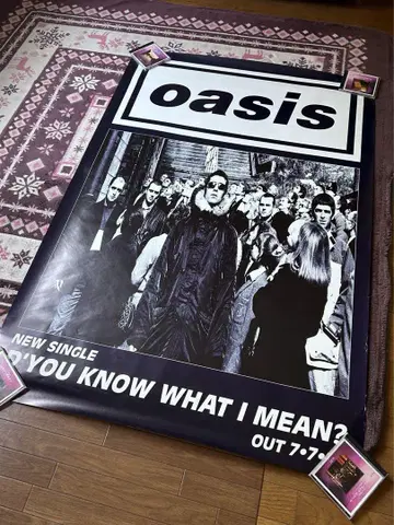 당시 초레어 oasis 빅 사이즈 포스터 오아시스