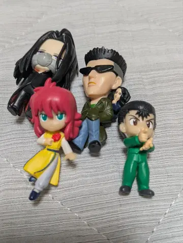 유유백서 피규어 세트 4개 세트