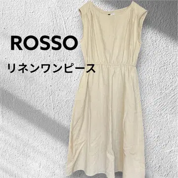 어반 리서치 ROSSO 로쏘 린넨 원피스 플레어 슬리브리스