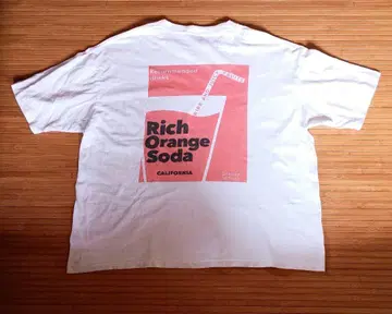 스크린 스타즈 Rich Orange Soda 티셔츠 L 사이즈