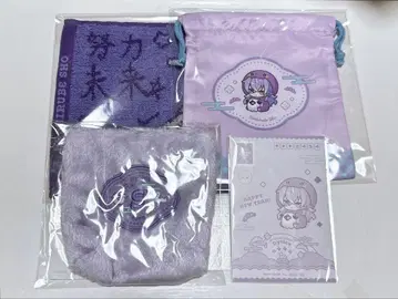 니지산지 호시도 쇼 모코모코 파우치 복조리 손수건