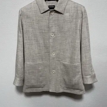 ZEGNA 베이지 커버올