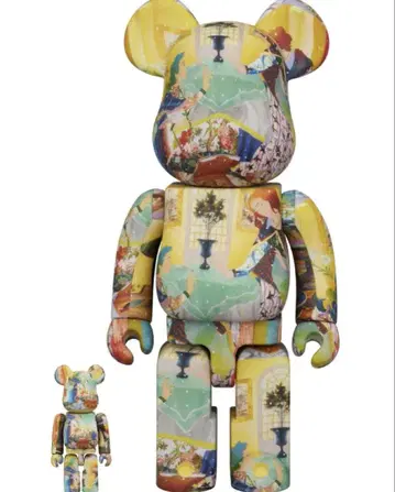 새상품 베어브릭 TOMOKAZU MATSUYAMA 100%&400%