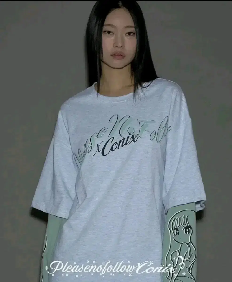 (New product with no tag) Please No Follow Konix Long Sleeve