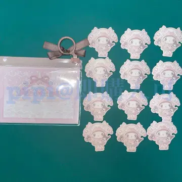 마이멜로디 플레이크 씰 세트 낱개 판매 프렌치 걸리시 시리즈 퓨로