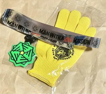 MAN WITH A MISSION 목장갑 리플렉터 세트 맨위즈