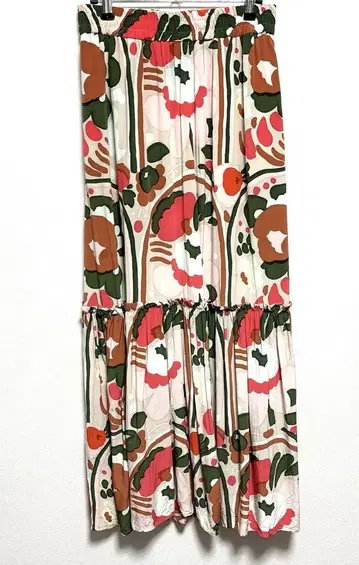 marimekko 마리메꼬 롱 스커트 개더 스커트 카르셀리