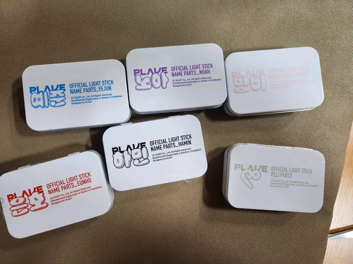 PLAVE lightstick parts, 6 in bulk (pre-renewal, old version)