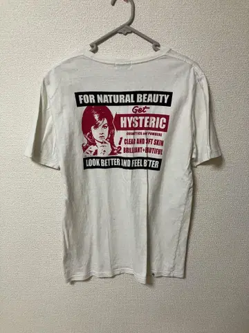 HYSTERIC 그래픽 티셔츠 화이트