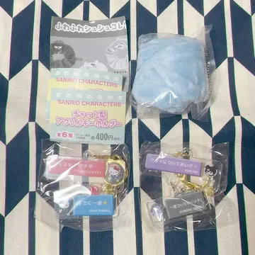 산리오 스크런치 채팅 아크릴 참 키티 쿠로미 샘
