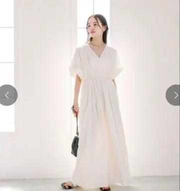 mystic 미스틱 드로스트 개더 원피스 롱 원피스