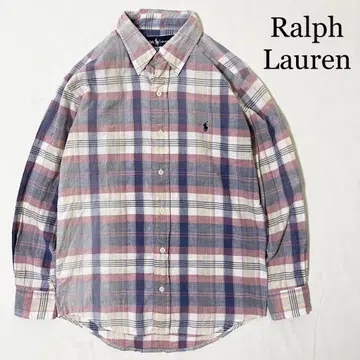 Ralph Lauren 랄프 로렌 코튼 마드라스 체크 셔츠 구제 의류