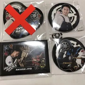 분붐저 TOS 캔뱃지 분블랙 아쿠세 조 3개