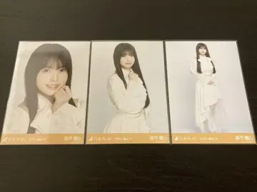 노기자카46 [모리히라 레이코] 빅 보타이 블라우스 브로마이드 3종 컴프