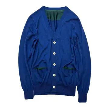 sacai 사카이 가디건 V넥 캐시미어 혼방 실크 혼방 이종 소재 1
