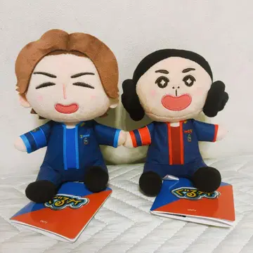 구루구루 나인 나인 봉제 인형 마스코트 2개 세트