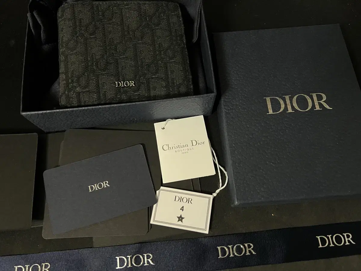 Dior Oblique Bifold Wallet Black