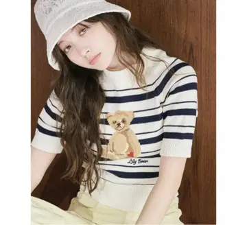 Lily Bear 하트 모티브 니트