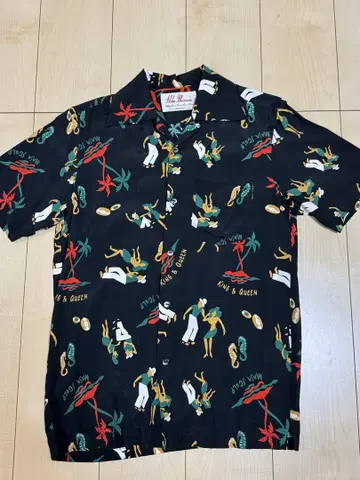 Aloha Blossom 알로하 셔츠 반팔 블랙