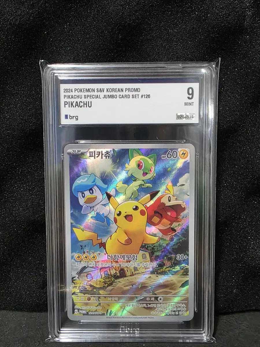 Pokemon Card Special Jumbo Card Set Pikachu Promo BRG9